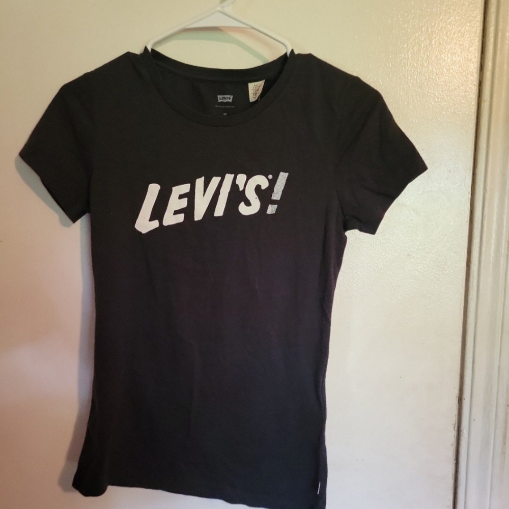 Levi's Charcoal Tee with Logo